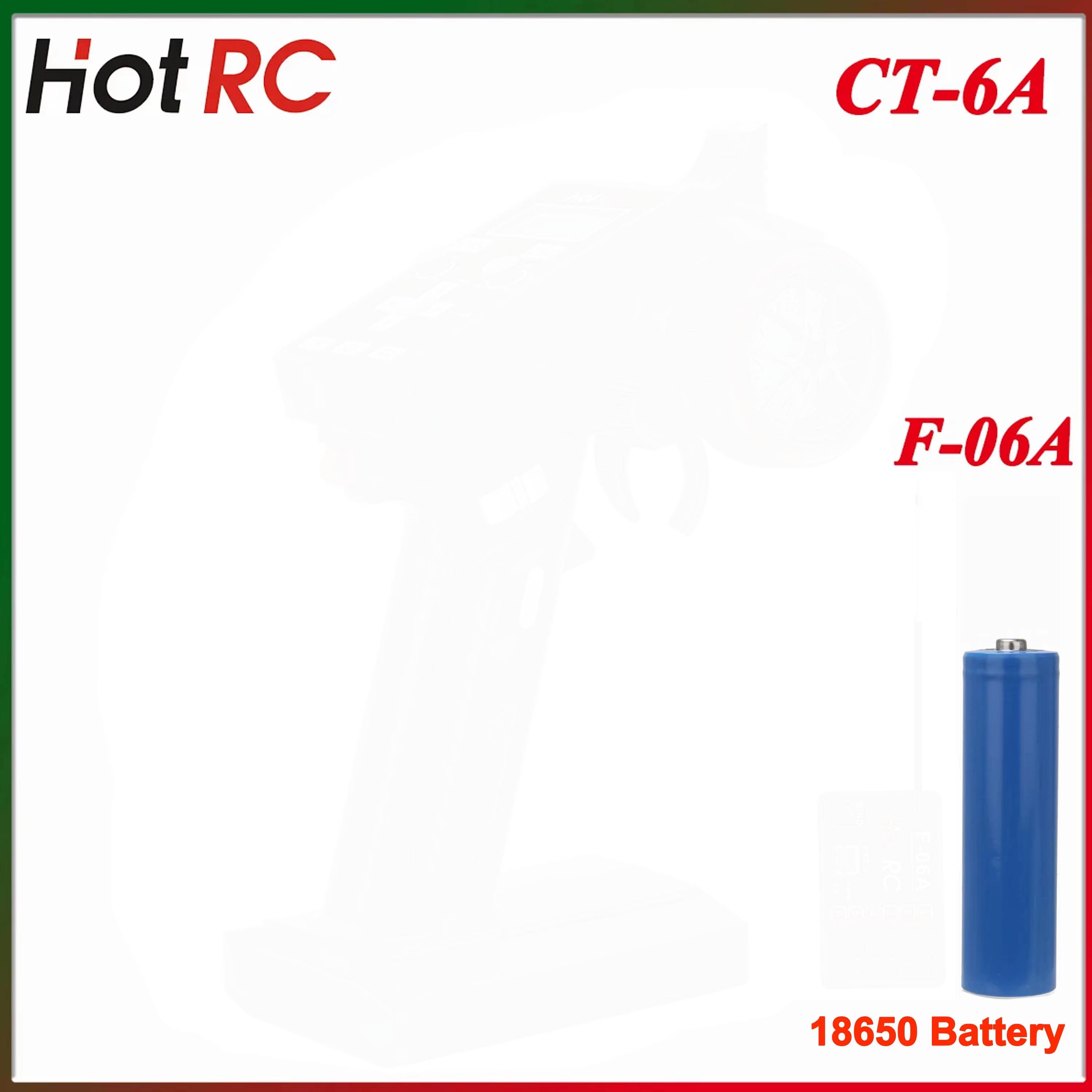 Drone And Car - Transmissor de Rádio HotRC CT-6A 2.4G