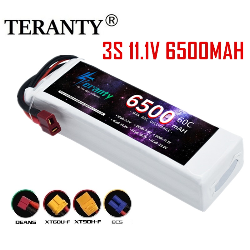 Drone Avion Rc - TERANTIA 11.1V 6500MAH bateria Lipo para