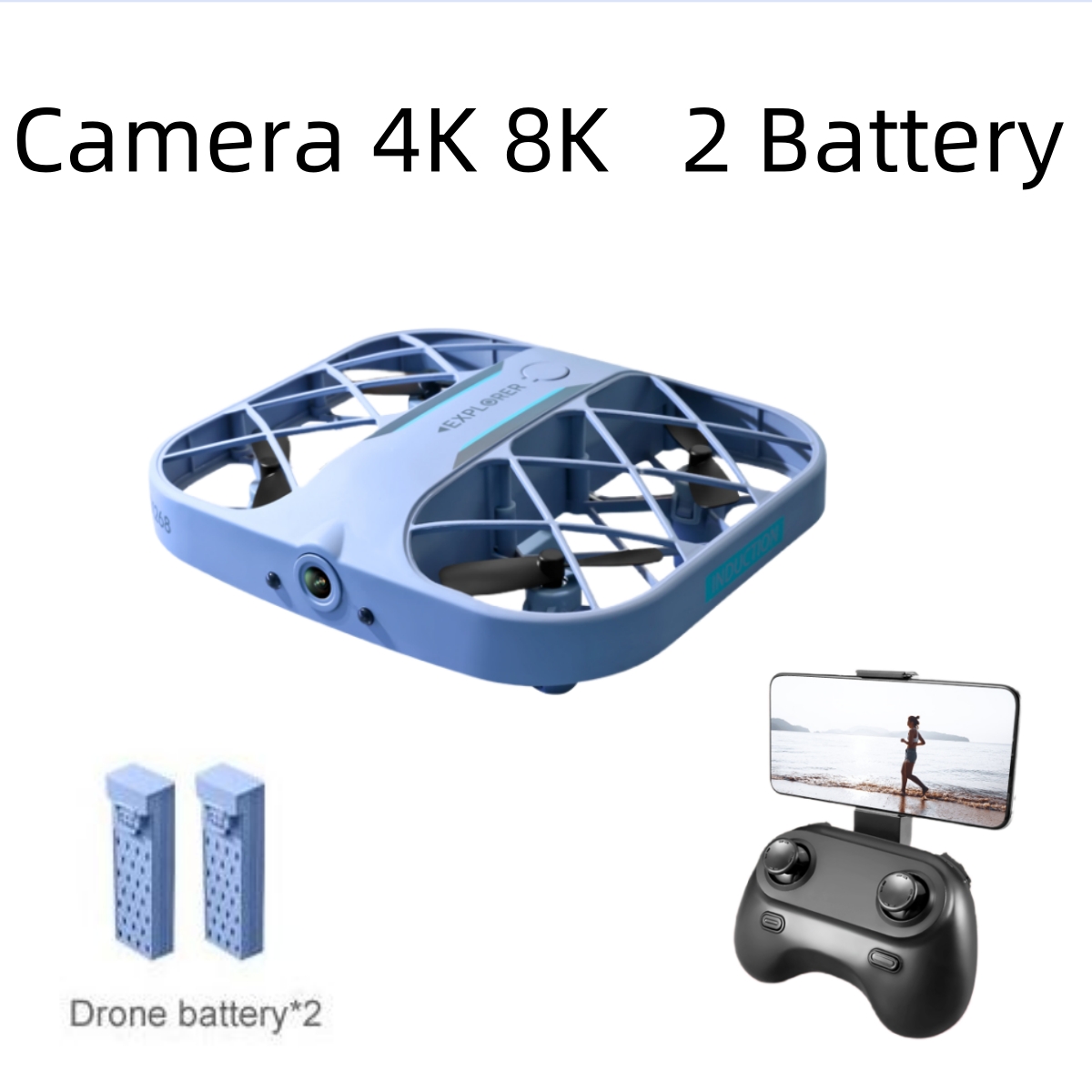 Drone Rc Plegable - Drone JJRC H107 FPV RC com
