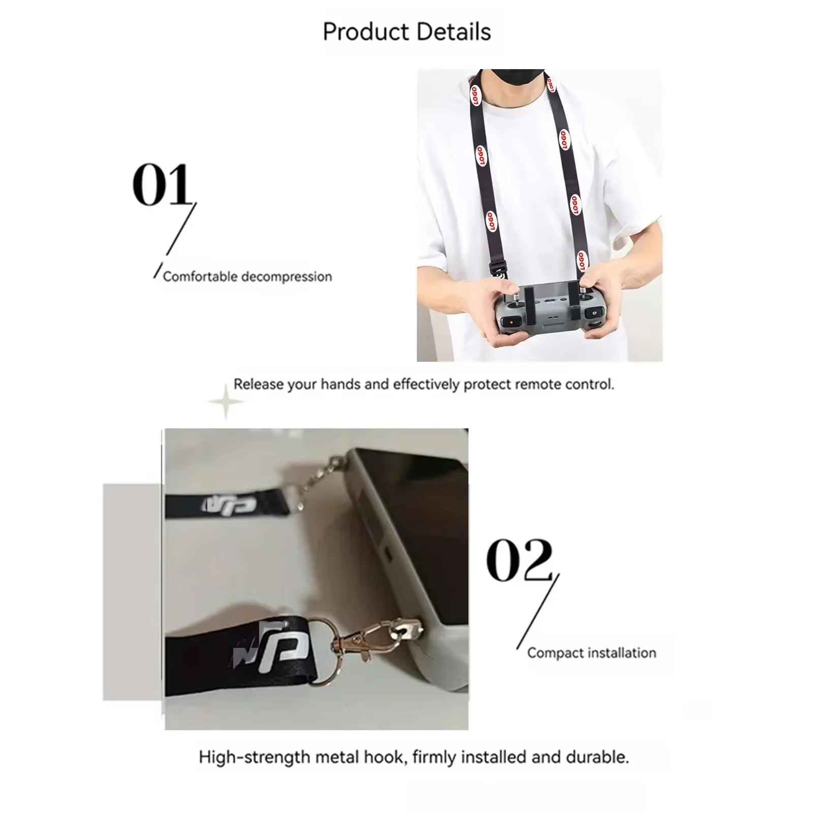 Cordão para controlador DJI RC - Drone Rc Belt avaliação e preço