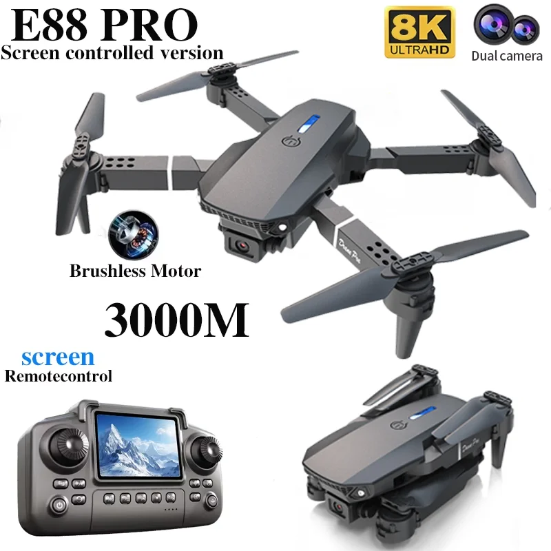 Profissional e88 pro drone com - Drone Rc Fpv Pro avaliação e preço