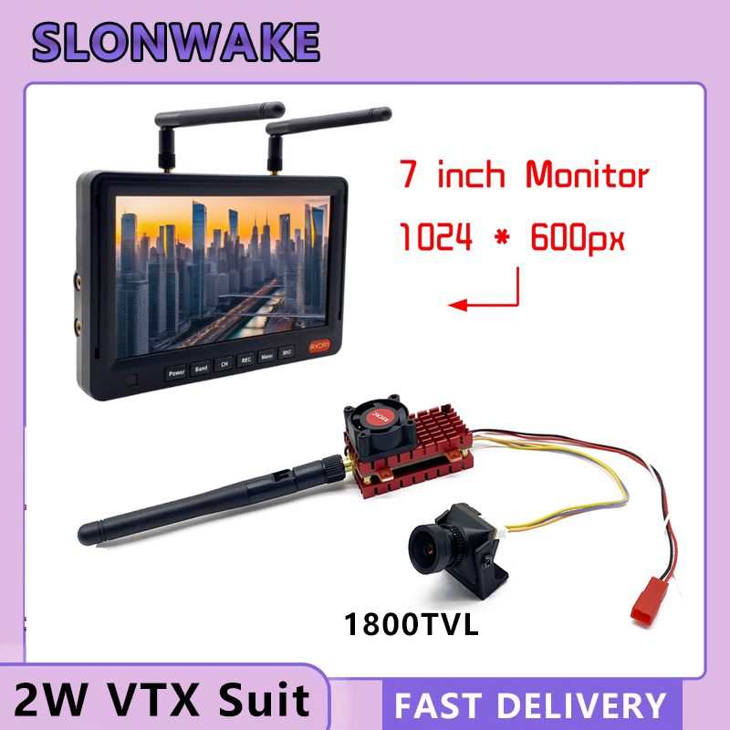 SLONWAKE 5.8G 2W VTX FPV 1800T - Drone Rc Plegable avaliação e preço