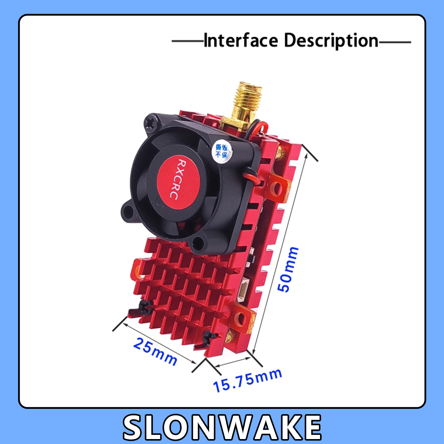 SLONWAKE 5.8G 2W VTX FPV 1800T - Drone Rc Plegable avaliação e preço