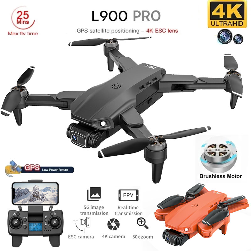 L900 pro gps drone 4k profissi - Drone Rc Fpv Pro avaliação e preço