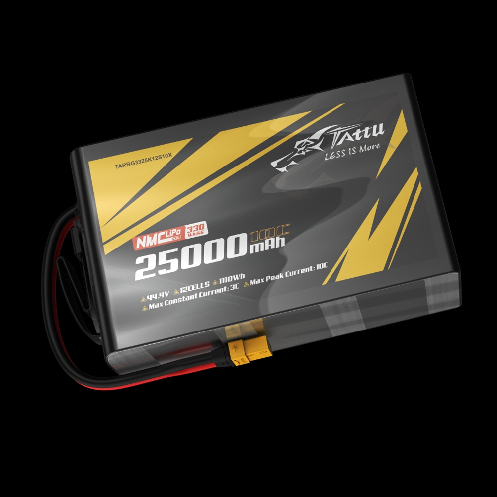 TATTU 25000mah 10C 44.4V 12S 3 - Heavy Lift Drone Frame avaliação e preço