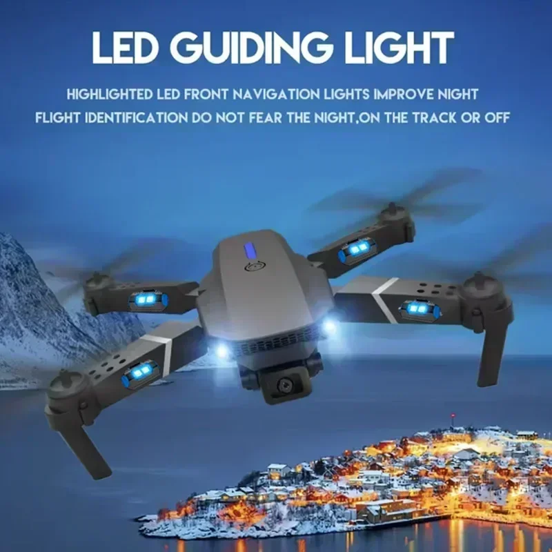 E88 pro wifi fpv drone grande  - Drone Rc Fpv Pro avaliação e preço