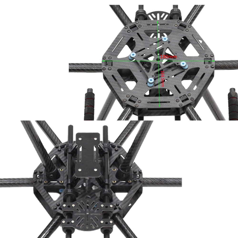 X6-X600 600mm FPV Hexacopter Q - Heavy Lift Drone Frame avaliação e preço