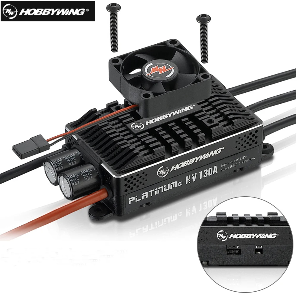 Hobbywing Platinum HV 130A SBE - Drone Rc V4 avaliação e preço