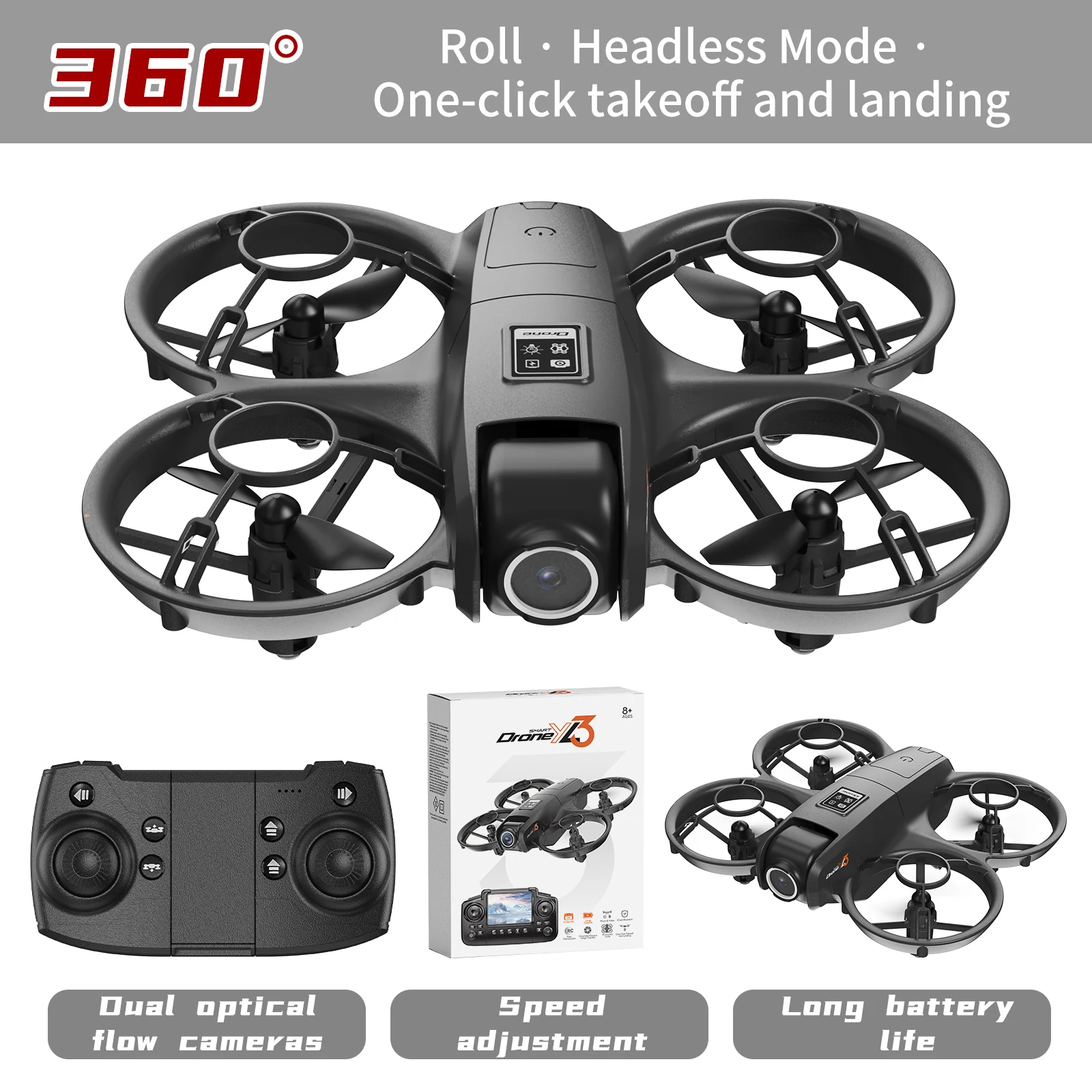 Novo Drone RC YL3 8K 1080P com - Drone Rc Yl3 avaliação e preço