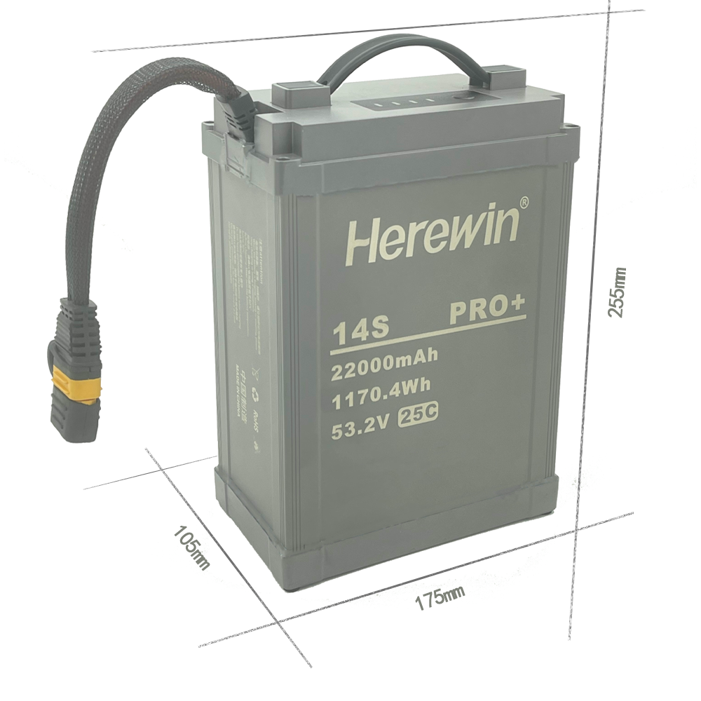 Modelo Herewin 53.2V 14s Pro+  - Heavy Lift Drone Frame avaliação e preço