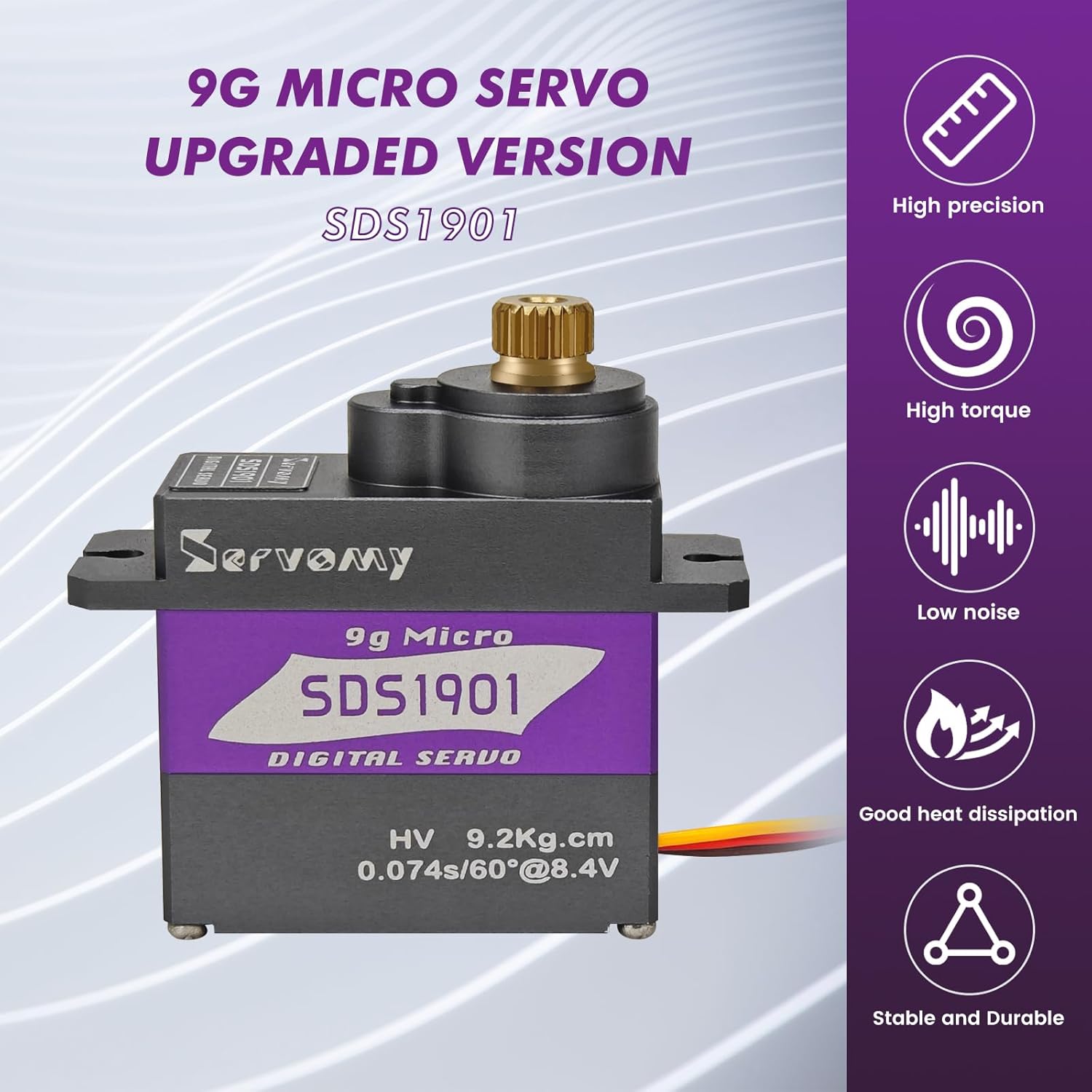 SERVOMY-SDS1901 Digital 9G Mic - Drone And Car avaliação e preço