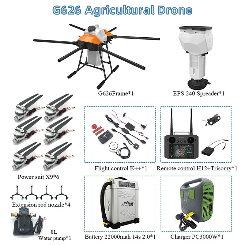 EFT G610 G616 G620 G626 G630 3 - Heavy Lift Drone Frame avaliação e preço